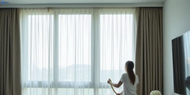 Delicate sheer drape cleaning loftus-nsw Matty Curtain Cleaning
